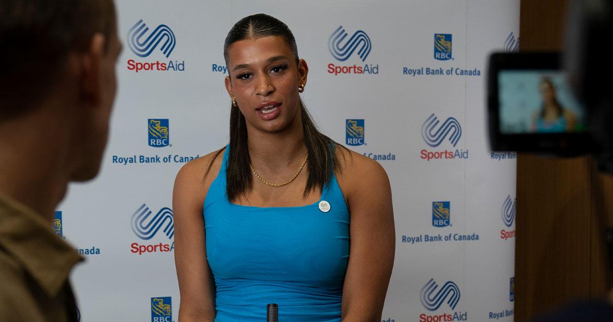 Jayda at SportsAid One-to-Watch event