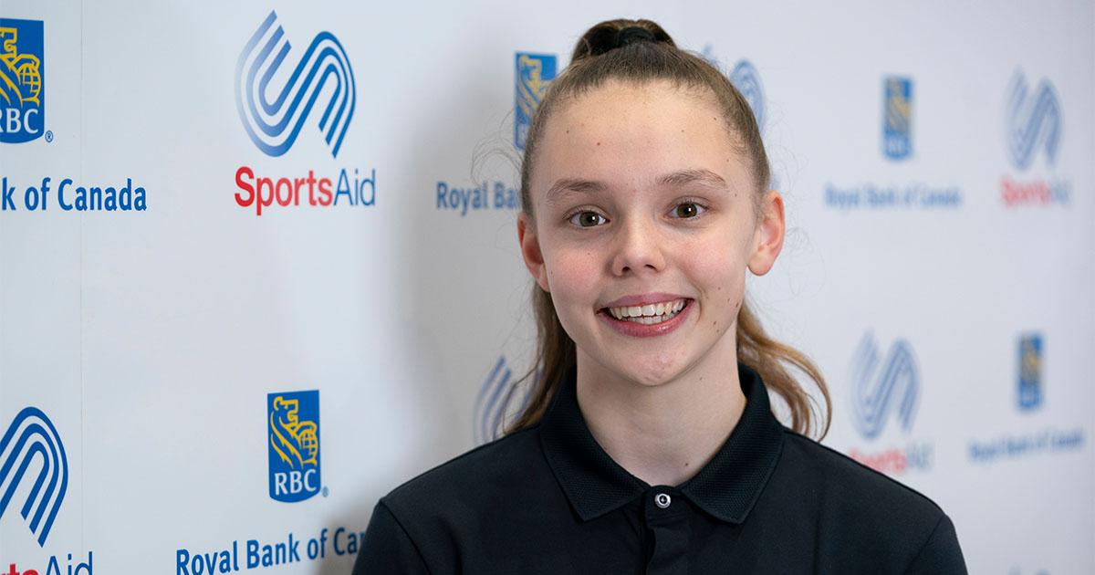 Lucy at SportsAid One-to-Watch event