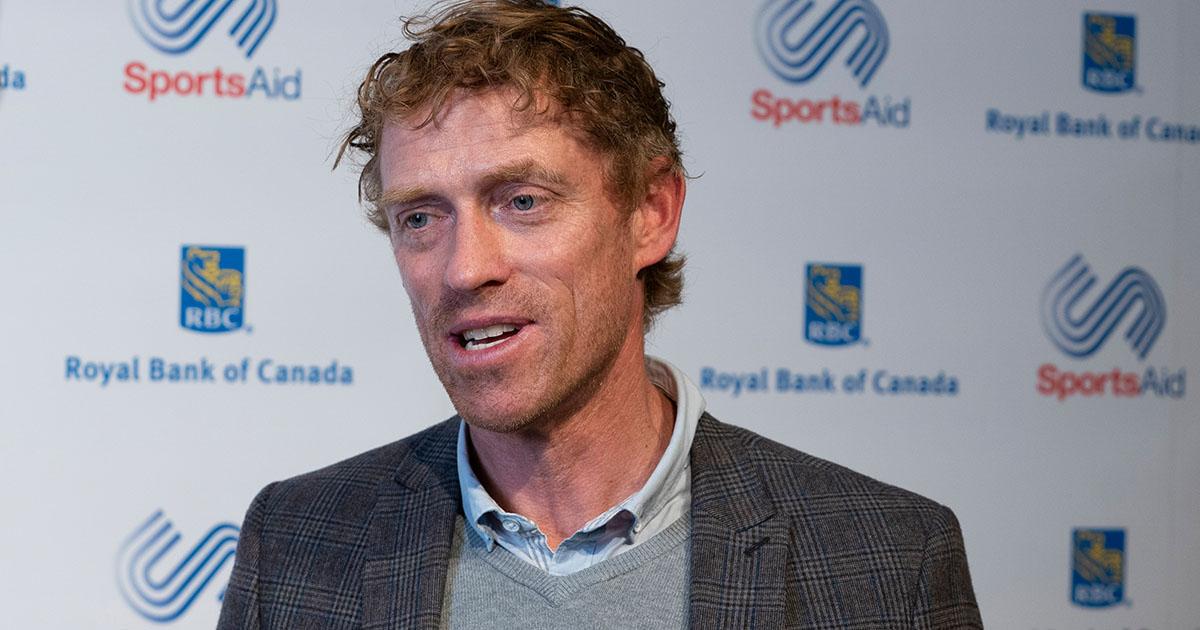Mark Wilkinson at SportsAid One-to-Watch event