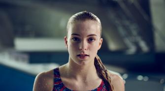 Female swimmer